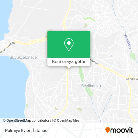 Palmiye Evleri harita