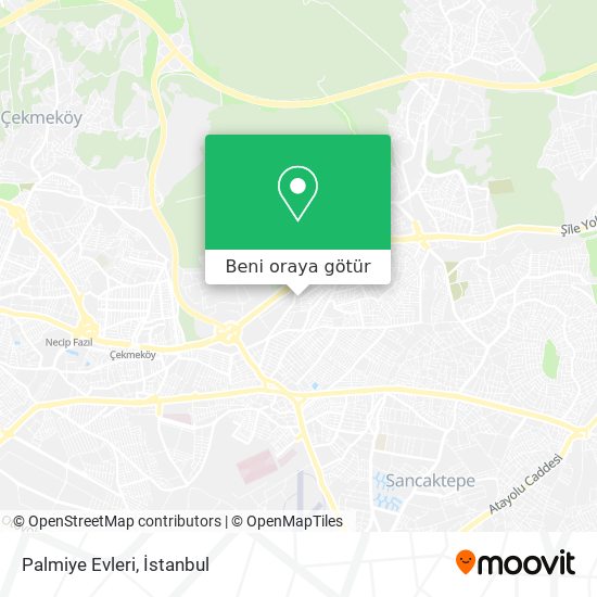 Palmiye Evleri harita