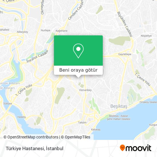 Türkiye Hastanesi harita