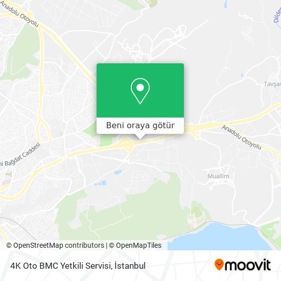 4K Oto BMC Yetkili Servisi harita