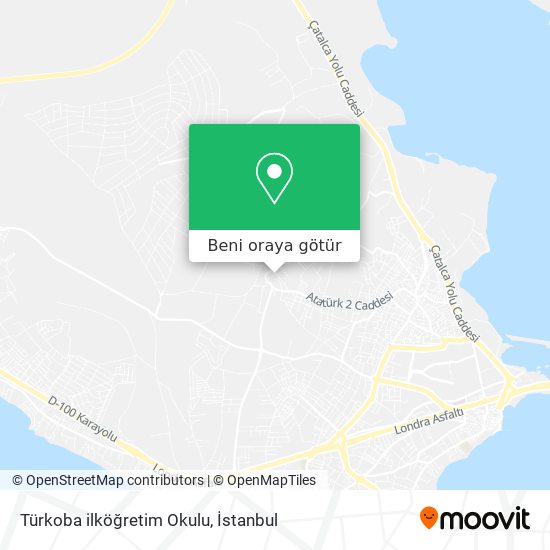 Türkoba ilköğretim Okulu harita