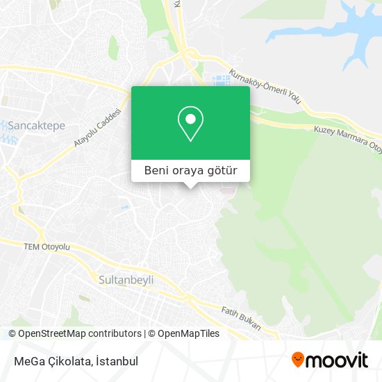MeGa Çikolata harita