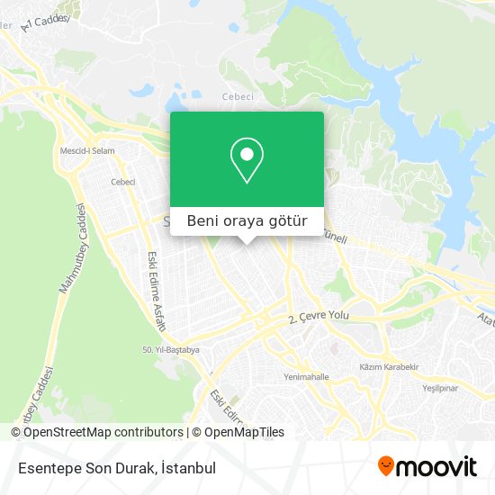 Esentepe Son Durak harita