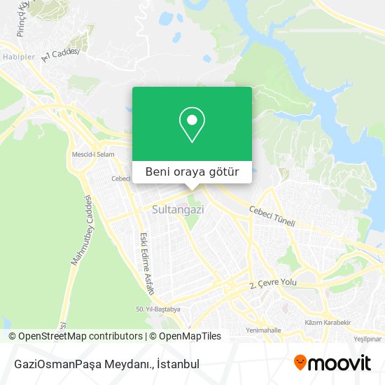 GaziOsmanPaşa Meydanı. harita