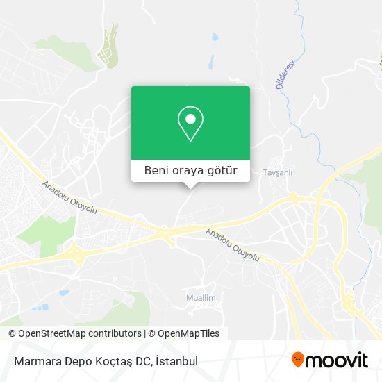 Marmara Depo Koçtaş DC harita