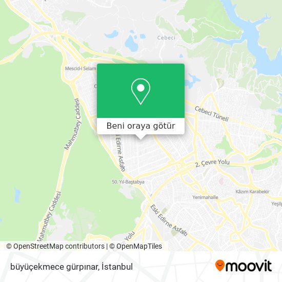 büyüçekmece gürpınar harita
