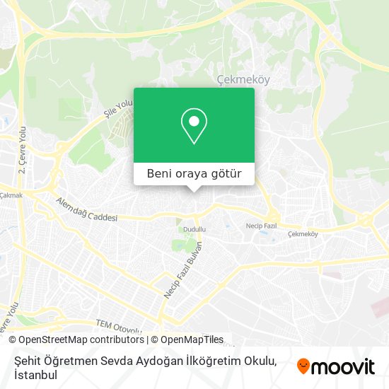 Şehit Öğretmen Sevda Aydoğan İlköğretim Okulu harita