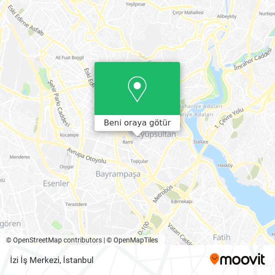 İzi İş Merkezi harita