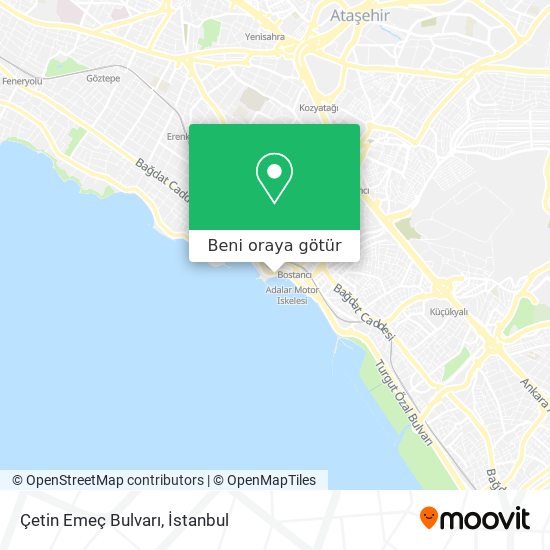 Çetin Emeç Bulvarı harita