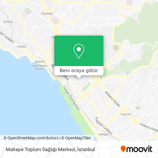 Maltepe Toplum Sağlığı Merkezi harita