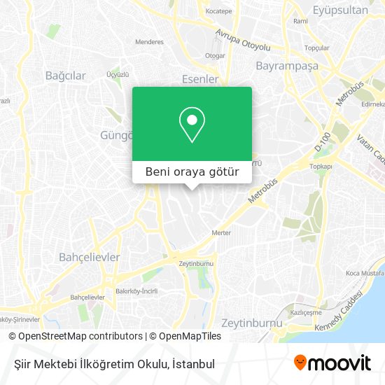 Şiir Mektebi İlköğretim Okulu harita
