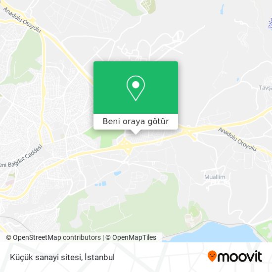 Küçük sanayi sitesi harita