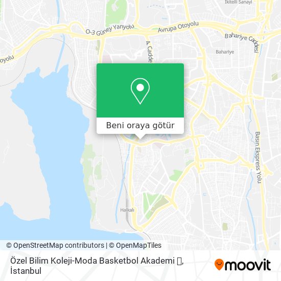 Özel Bilim Koleji-Moda Basketbol Akademi 👍 harita