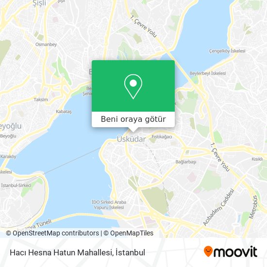 Hacı Hesna Hatun Mahallesi harita