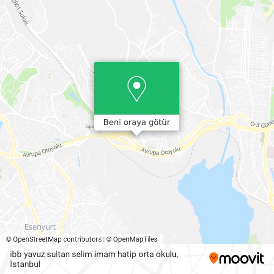 ibb yavuz sultan selim imam hatip orta okulu harita