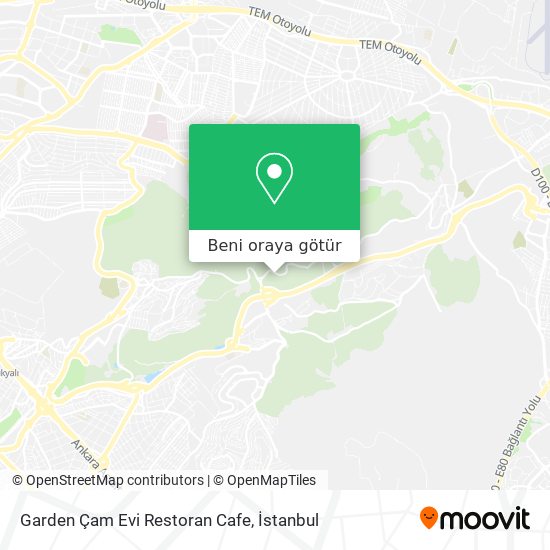 Garden Çam Evi Restoran Cafe harita