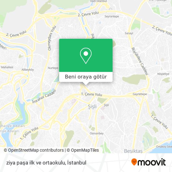 ziya paşa ilk ve ortaokulu harita