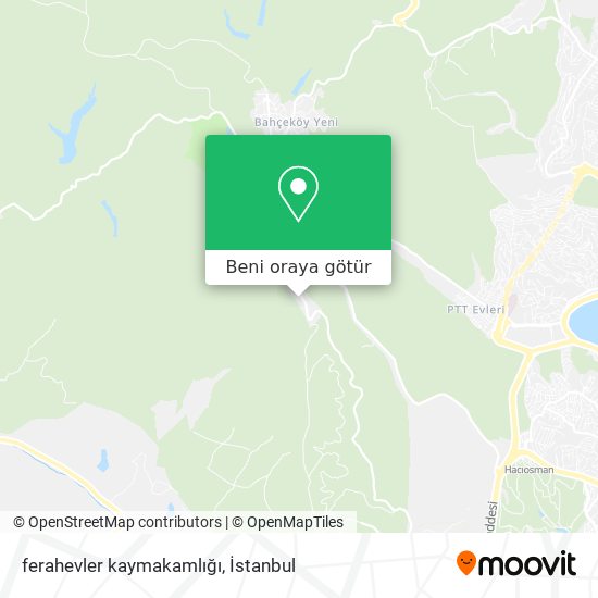 ferahevler kaymakamlığı harita