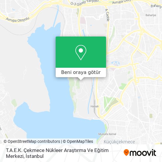T.A.E.K. Çekmece Nükleer Araştırma Ve Eğitim Merkezi harita