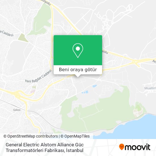 General Electric Alstom Alliance Güc Transformatörleri Fabrikası harita