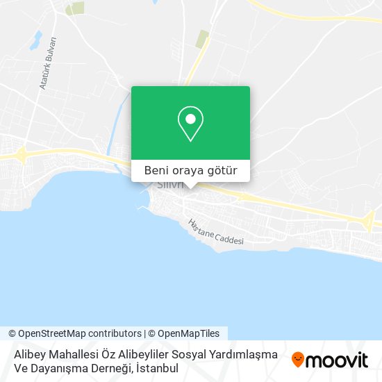 Alibey Mahallesi Öz Alibeyliler Sosyal Yardımlaşma Ve Dayanışma Derneği harita