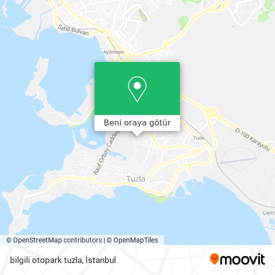 bilgili otopark tuzla harita