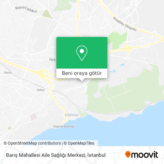 Barış Mahallesi Aile Sağlığı Merkezi harita