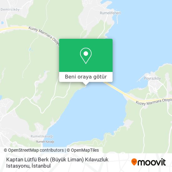 Kaptan Lütfü Berk (Büyük Liman) Kılavuzluk Istasyonu harita