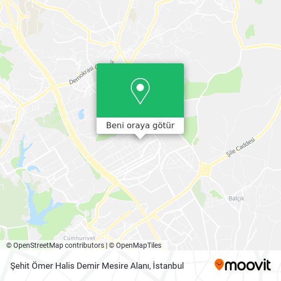 Şehit Ömer Halis Demir Mesire Alanı harita
