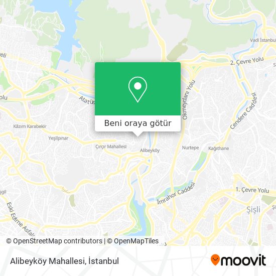 Alibeyköy Mahallesi harita