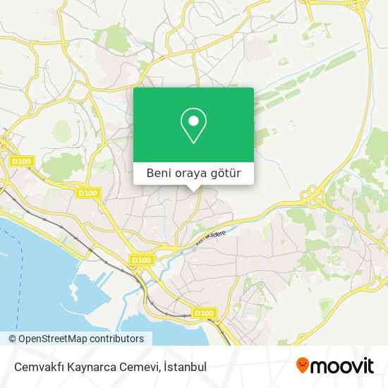 Cemvakfı Kaynarca Cemevi harita