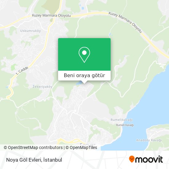 Noya Göl Evleri harita