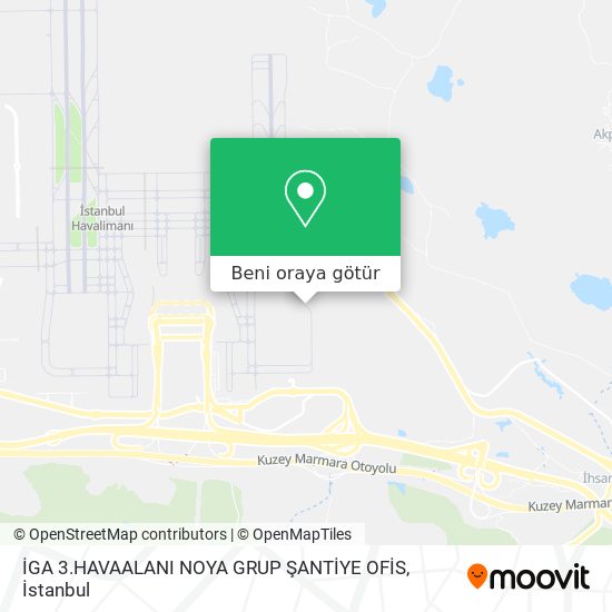 İGA 3.HAVAALANI NOYA GRUP ŞANTİYE OFİS harita