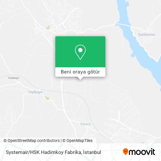 Systemair/HSK Hadimkoy Fabrika harita