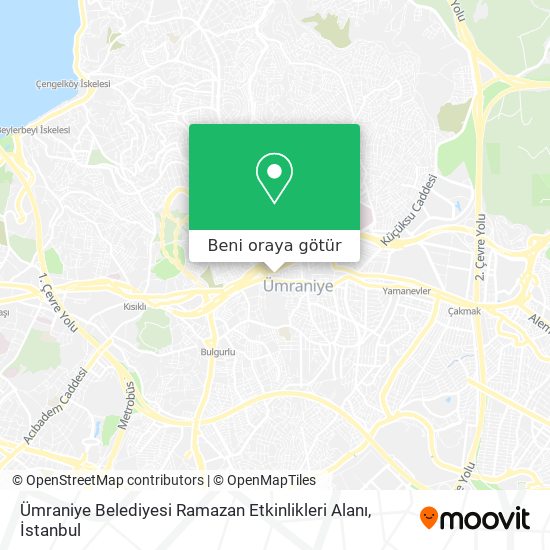 Ümraniye Belediyesi Ramazan Etkinlikleri Alanı harita