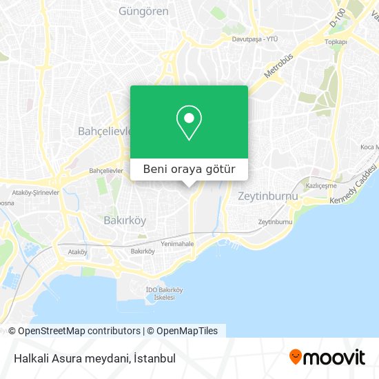 Halkali Asura meydani harita