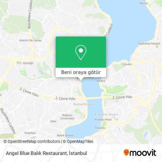 Angel Blue Balık Restaurant harita