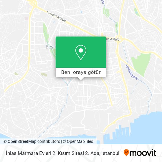 İhlas Marmara Evleri 2. Kısım Sitesi 2. Ada harita