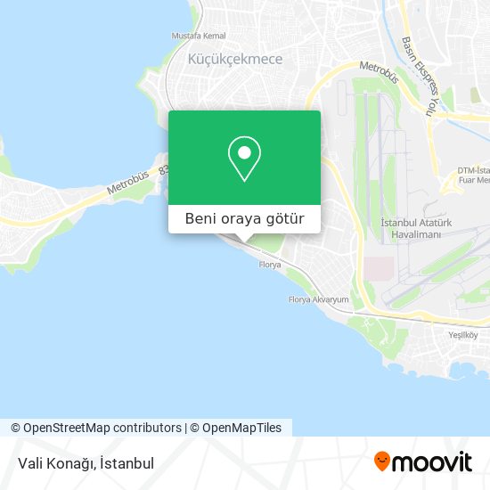 Vali Konağı harita