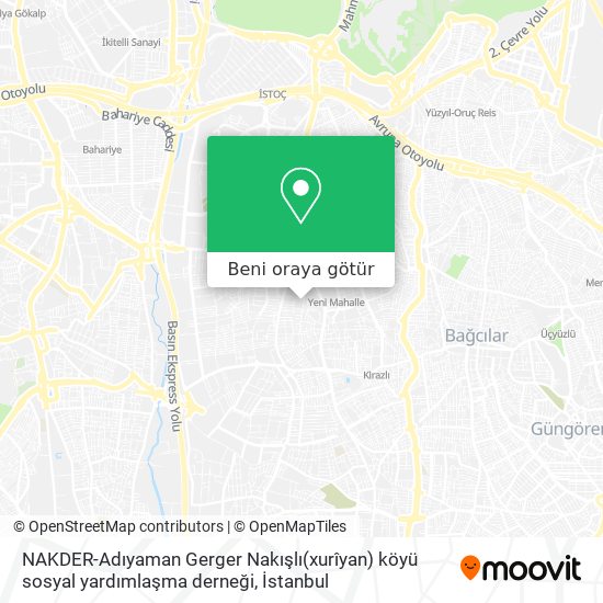 NAKDER-Adıyaman Gerger Nakışlı(xurîyan) köyü sosyal yardımlaşma derneği harita