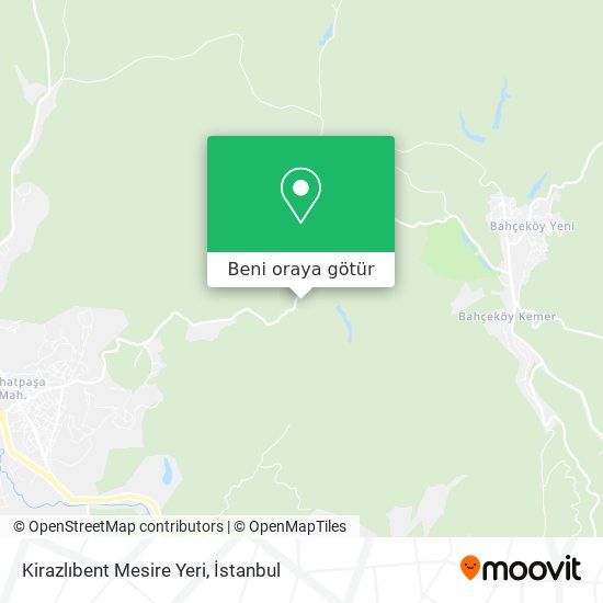 Kirazlıbent Mesire Yeri harita