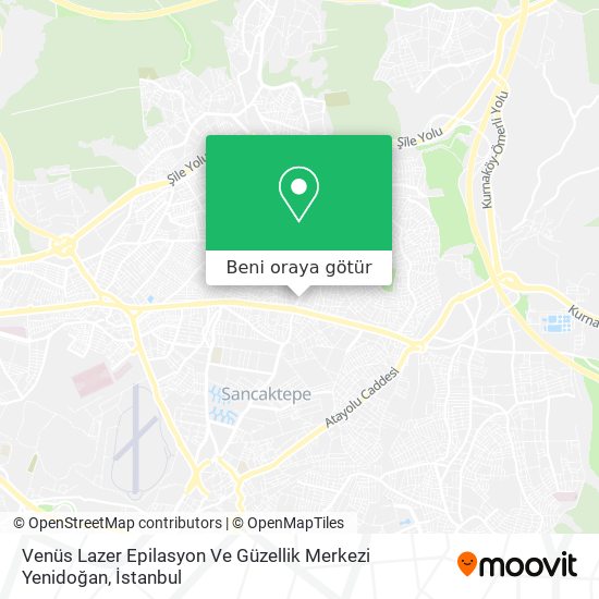 Venüs Lazer Epilasyon Ve Güzellik Merkezi Yenidoğan harita