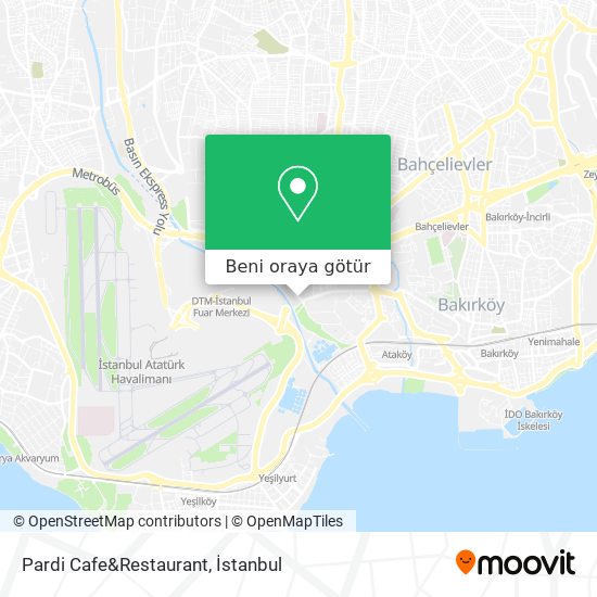 Pardi Cafe&Restaurant harita