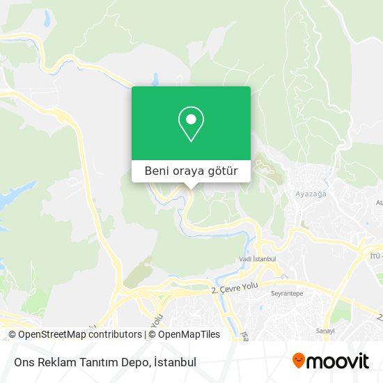 Ons Reklam Tanıtım Depo harita