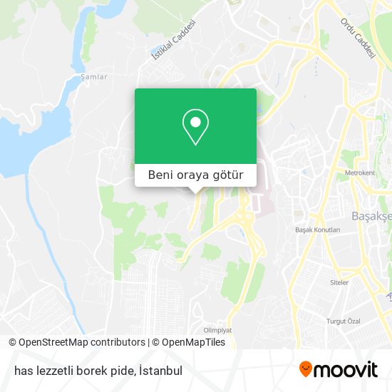 has lezzetli borek pide harita