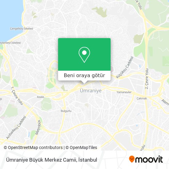 Ümraniye Büyük Merkez Camii harita