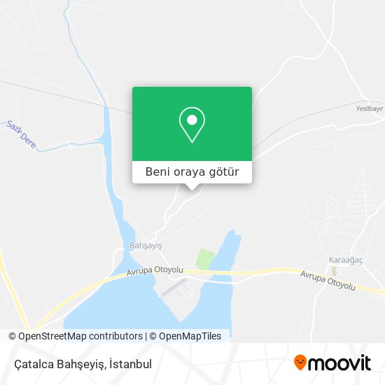 Çatalca Bahşeyiş harita