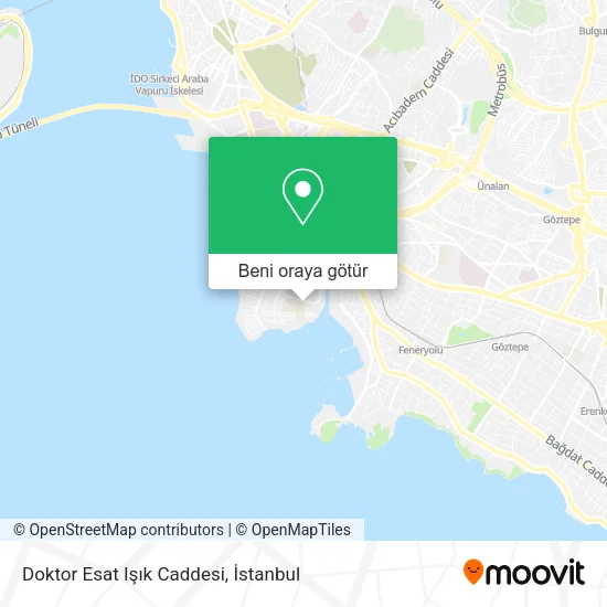 Doktor Esat Işık Caddesi harita