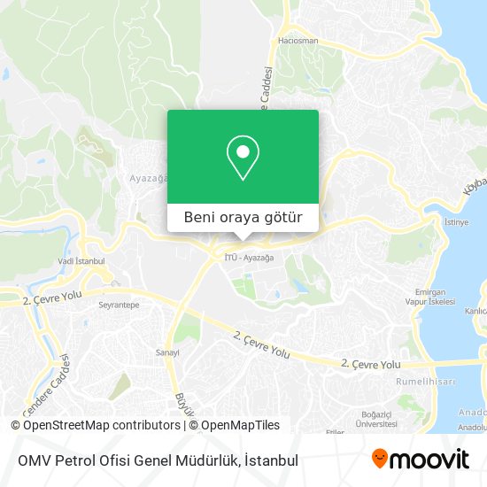 OMV Petrol Ofisi Genel Müdürlük harita