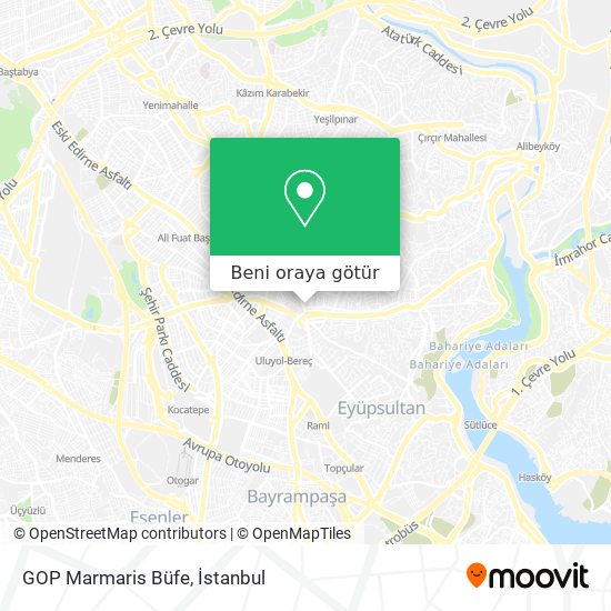 GOP Marmaris Büfe harita